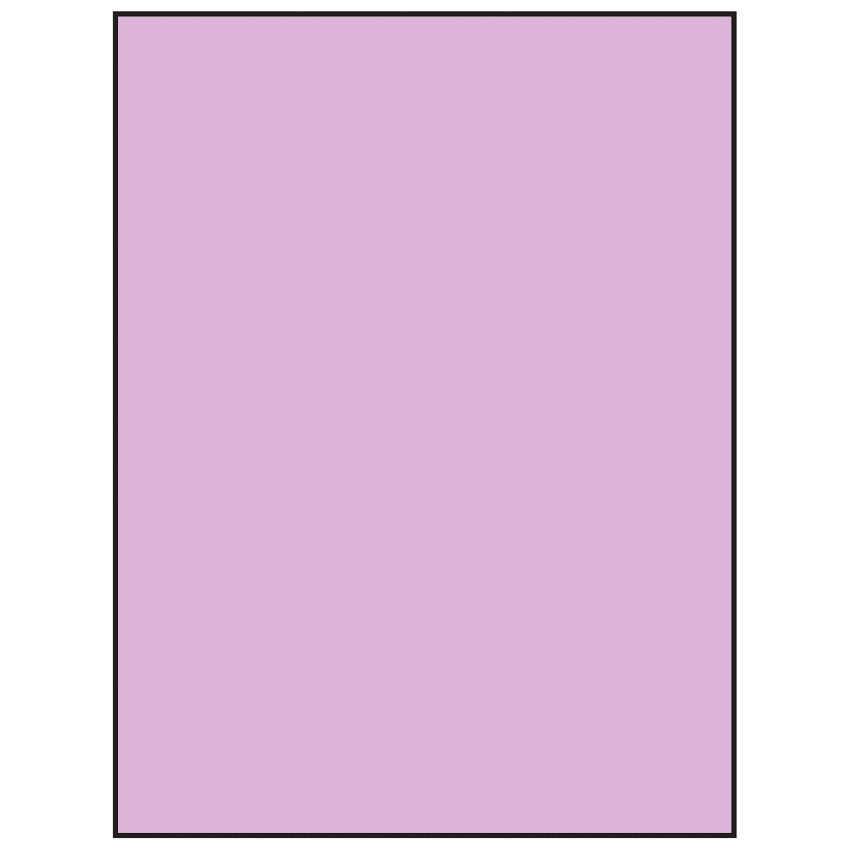 8.5" x 11" Pastel Purple Rectangular Sheet Labels