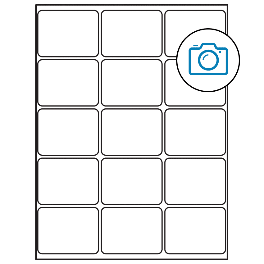 2.6875" x 2" Photo Gloss Rectangular Sheet Labels