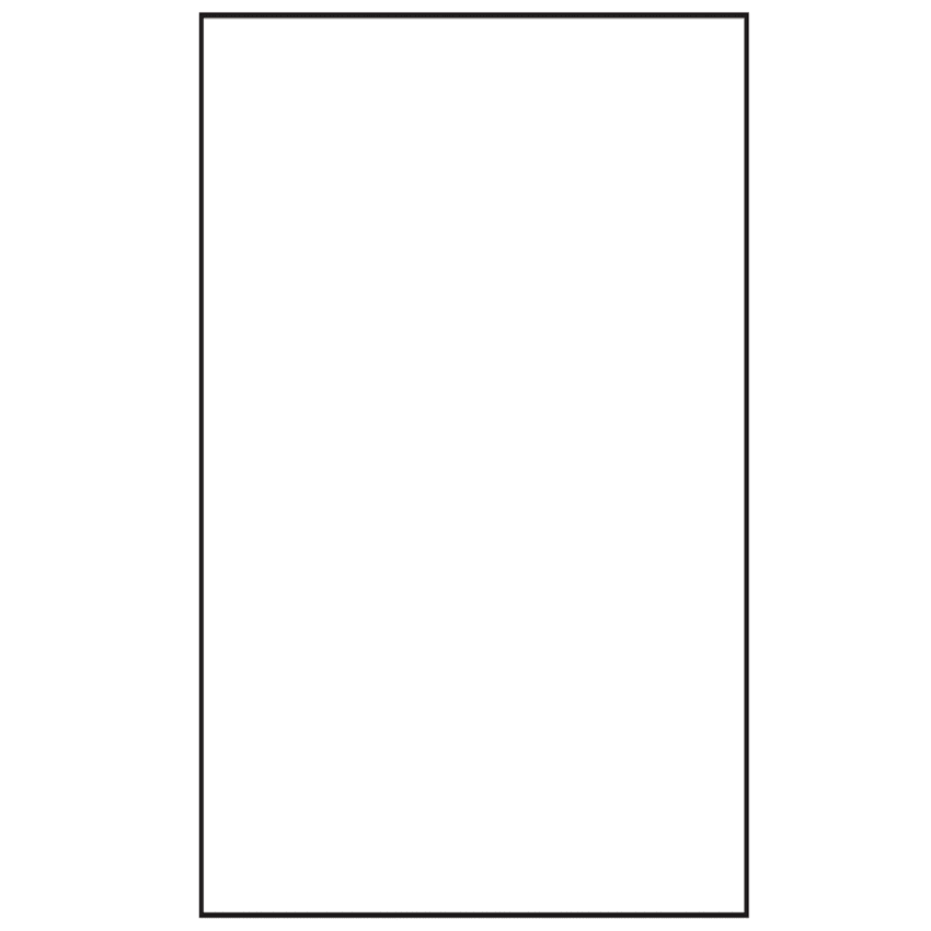 8.5" x 14" White Rectangular Sheet Labels