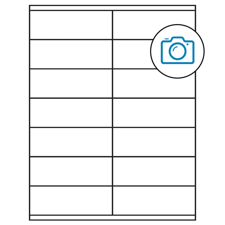 4.25" x 1.5" Photo Gloss Rectangular Sheet Labels