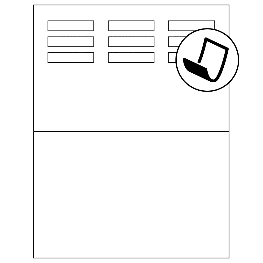 1.96" x 0.46" Blockout Rectangular Sheet Labels