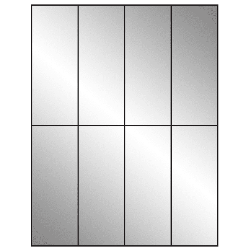 2.125" x 5.5" Silver Foil Rectangular Sheet Labels