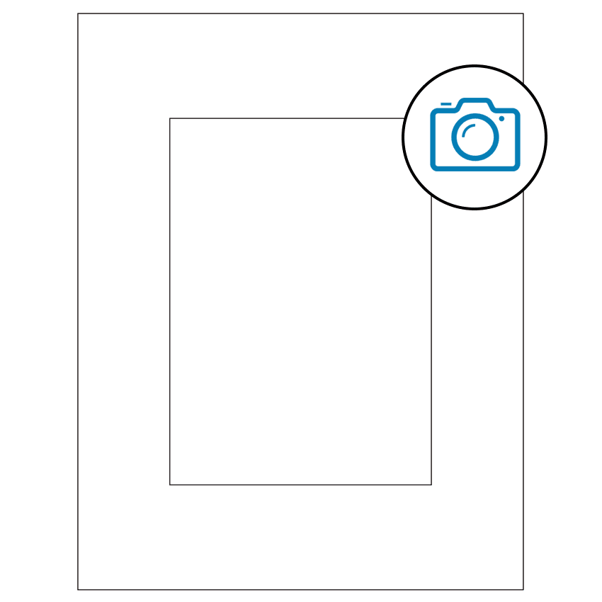 5" x 7" Photo Gloss Rectangular Sheet Labels