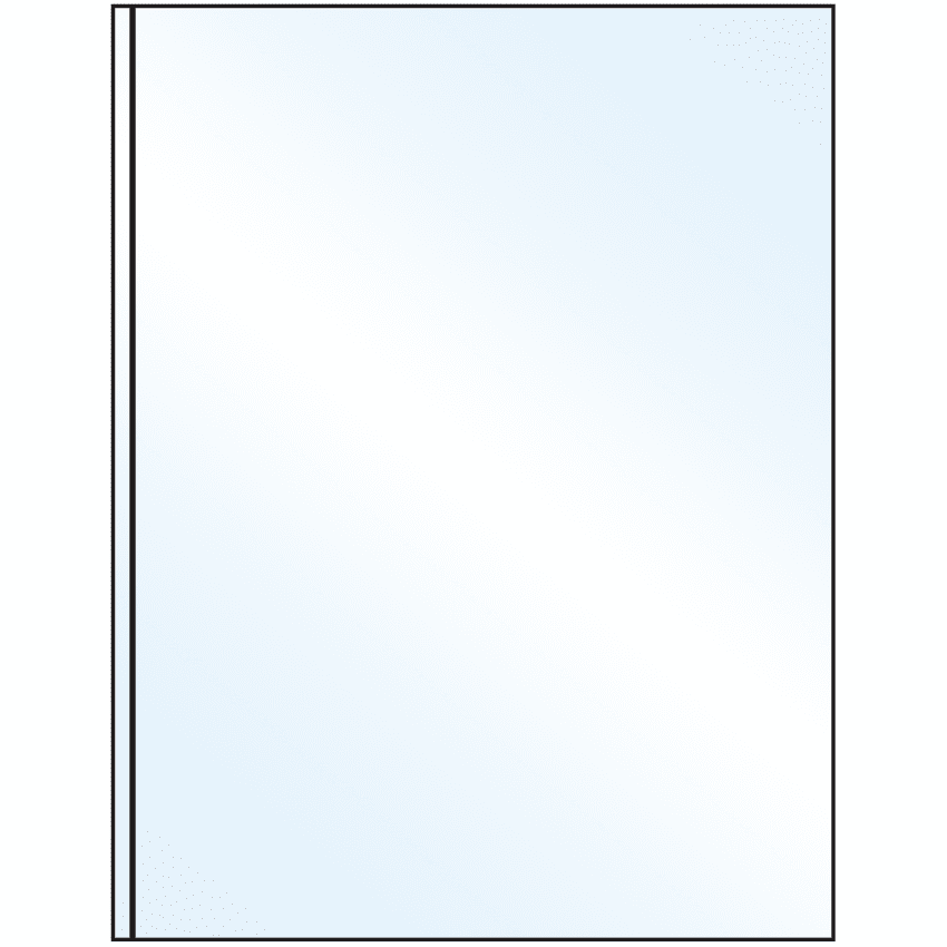 8.375" x 11" White Mid Gloss Rectangular Sheet Labels