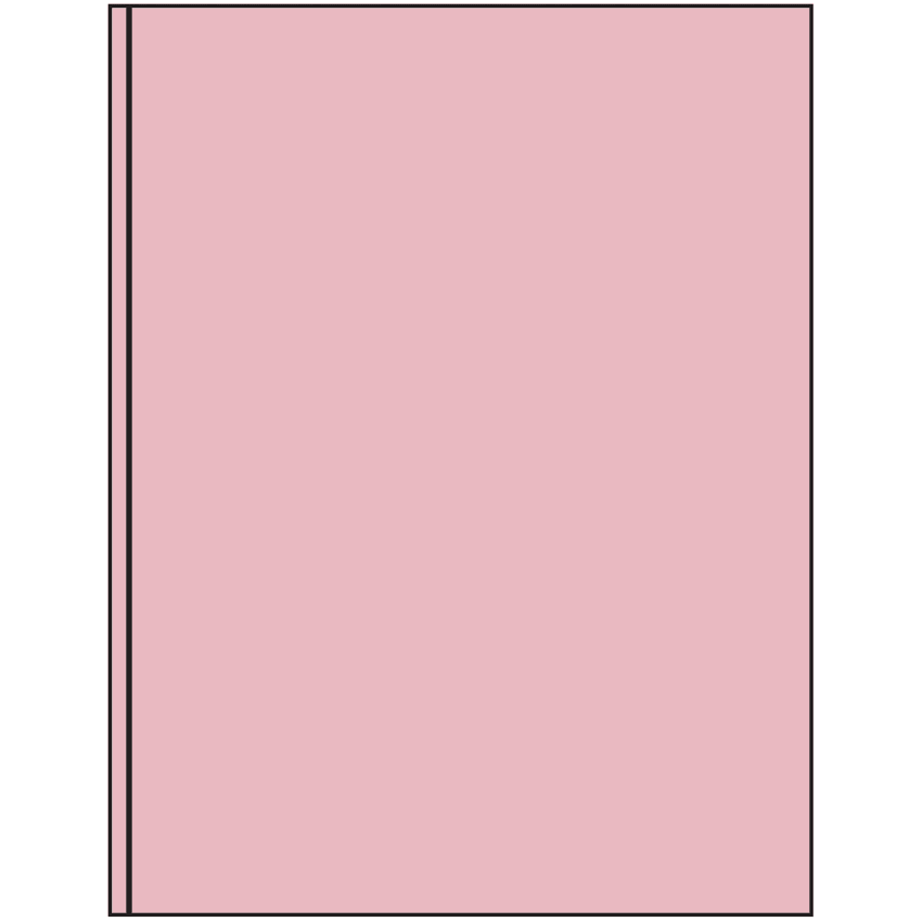 8.375" x 11" Pastel Pink Rectangular Sheet Labels