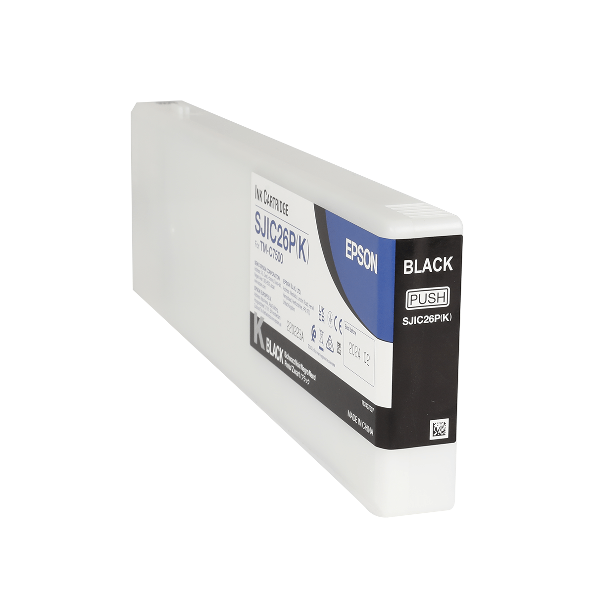 Epson SJIC26P(K) Matte Black Ink Cartridge for ColorWorks&reg; C7500