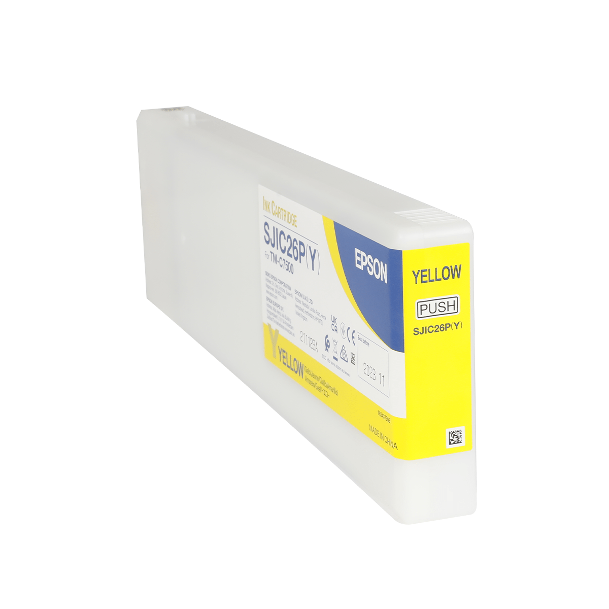 Epson SJIC26P(Y) Yellow Ink Cartridge for ColorWorks&reg; C7500