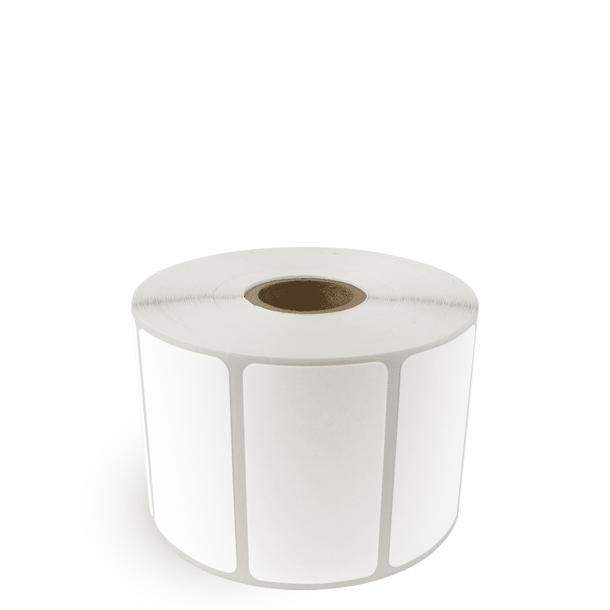 2.25" x 1.25" White - Thermal Transfer Labels - 1" Core