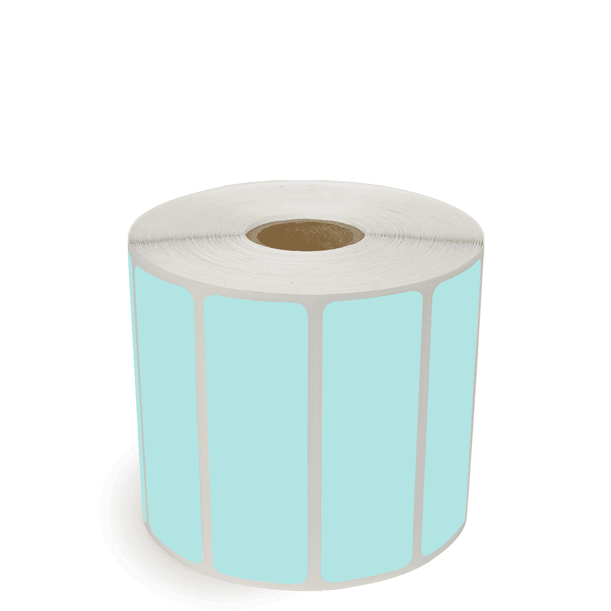 3" x 1" Green - Direct Thermal Labels - 1" Core - Removable Adhesive