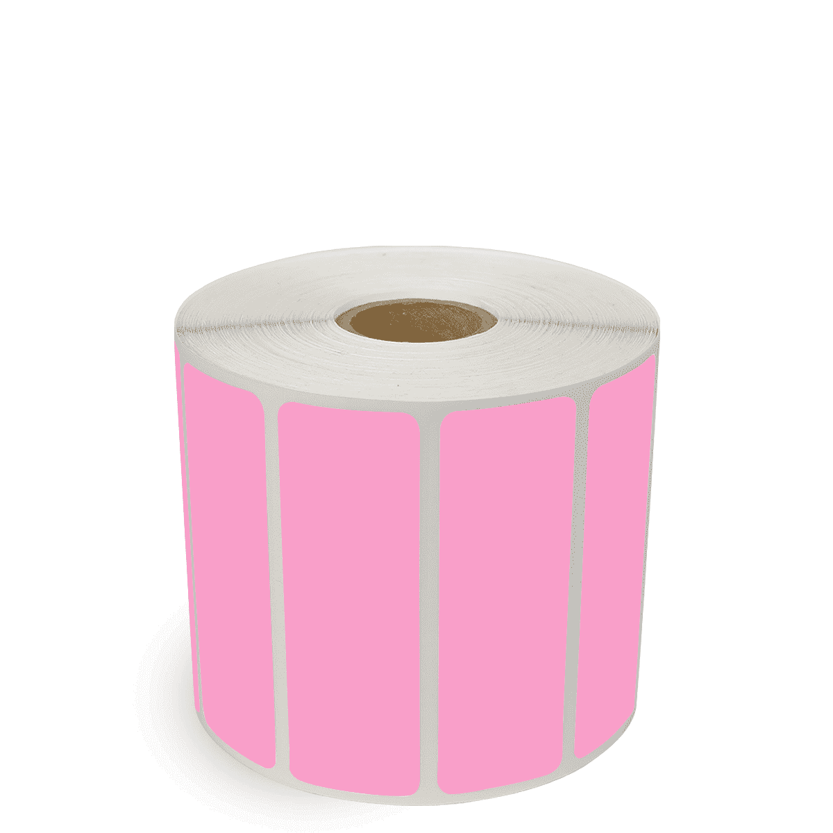 3" x 1" Hot Pink - Direct Thermal Labels - 1" Core - Acrylic