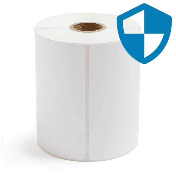 4" x 4" Top Coated - Direct Thermal Labels - 1" Core - Acrylic