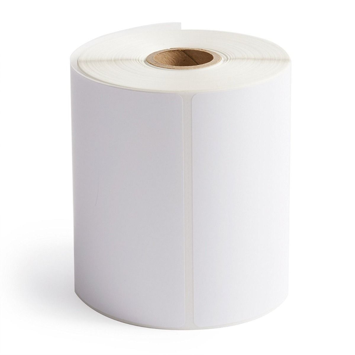 4" x 8" White - Direct Thermal Labels - 1" Core