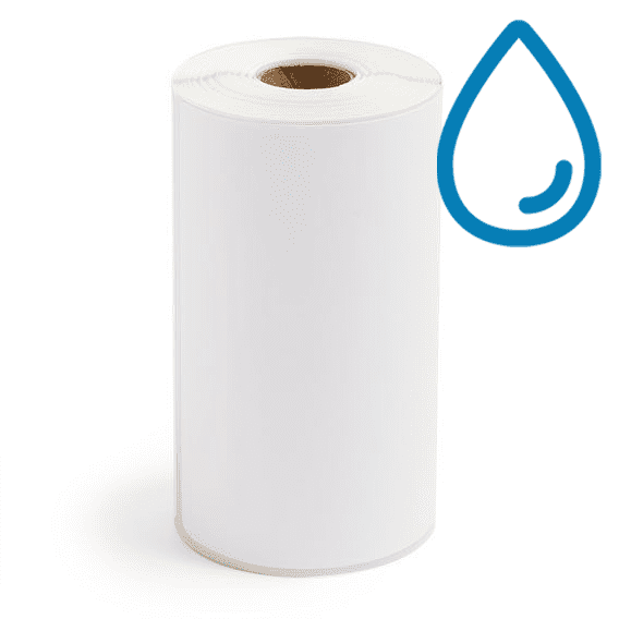 4" x 2" Polypropylene - Direct Thermal Labels - 0.75" Core