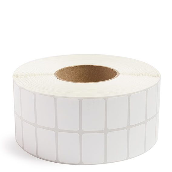 1.5" x 1" (2-Up) Thermal Transfer Labels - 3" Core