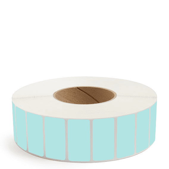 2" x 1" Green - Direct Thermal Labels - 3" Core - Freezer Grade Adhesive