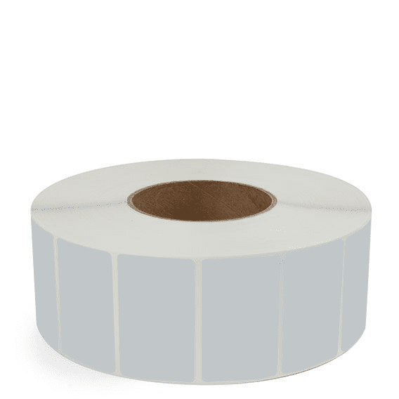 2.5" x 1.5" Gray - Thermal Transfer Labels - 3" Core