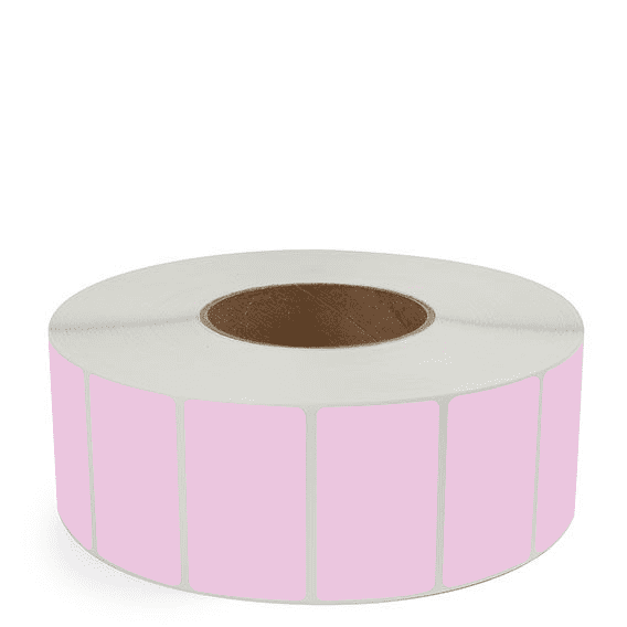 2.5" x 1.5" Purple - Direct Thermal Labels - 3" Core - Removable Adhesive