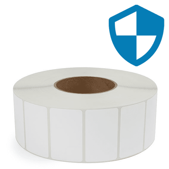 2.5" x 1.5" Top Coated - Direct Thermal Labels - 3" Core - Freezer Grade Adhesive