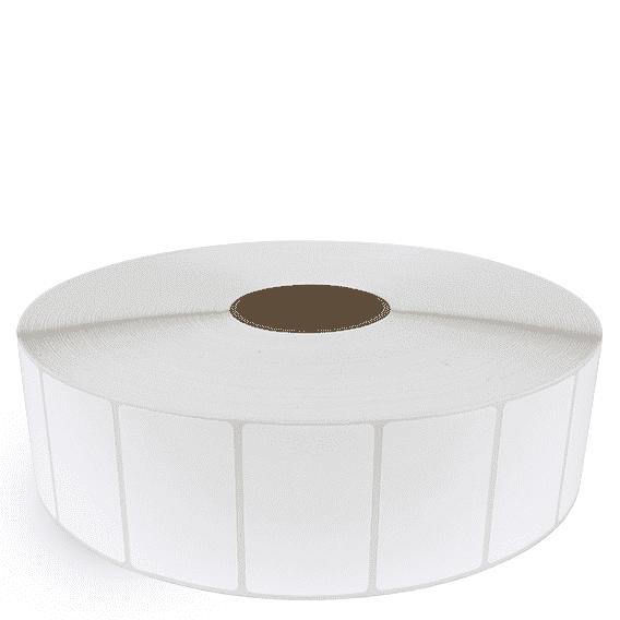 3" x 2" White - Direct Thermal Labels - 3" Core / 12" Outer Diameter (No Perf) - Acrylic