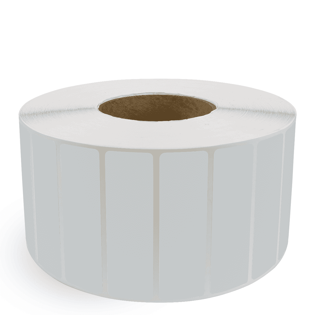 4" x 1" Gray - Direct Thermal Labels - 3" Core