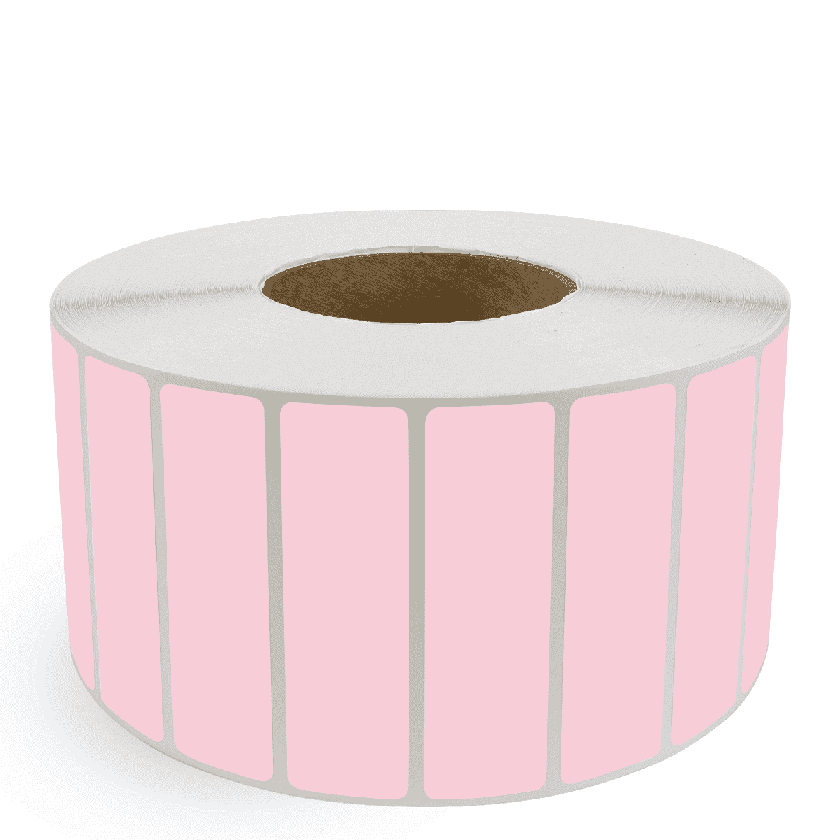 4" x 1" Pink - Thermal Transfer Labels - 3" Core - Removable Adhesive