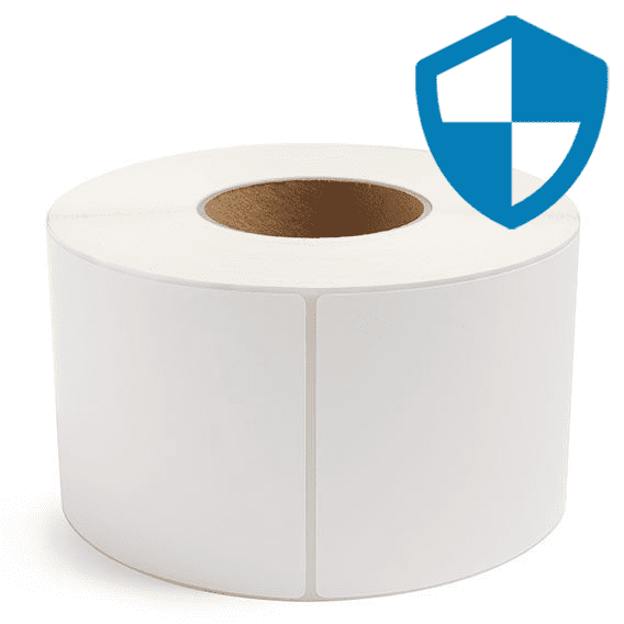 4" x 13" Top Coated - Direct Thermal Labels - 3" Core - Removable Adhesive