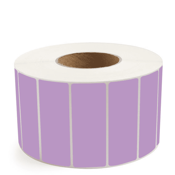 4" x 1.5" Grape - Thermal Transfer Labels - 3" Core