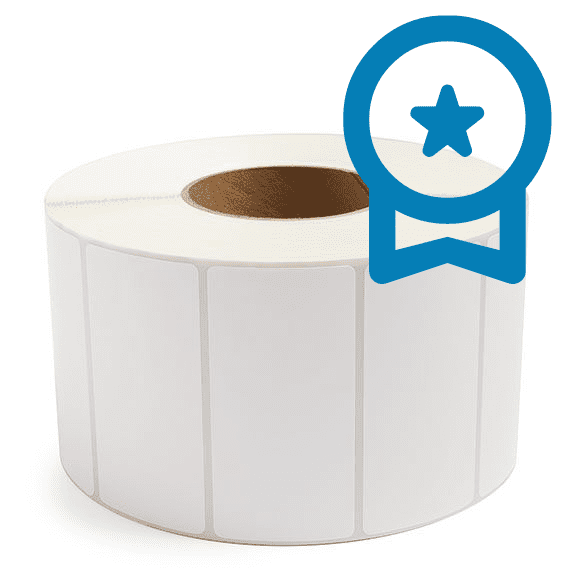 4" x 2" White - Direct Thermal Labels - 3" Core (No Perf) - PET Liner