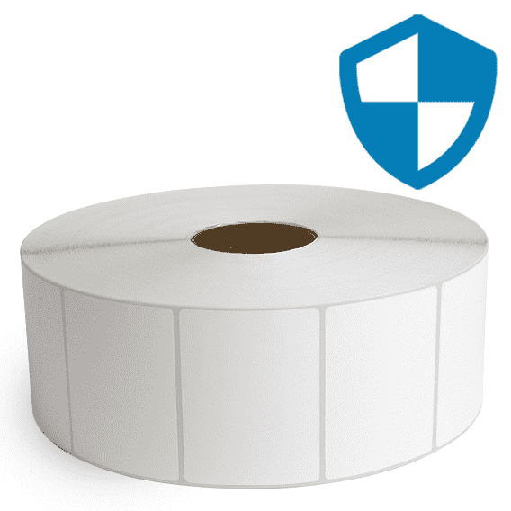 4" x 3" Top Coated - Direct Thermal Labels - 3" Core / 12" Outer Diameter (No Perf) - Freezer Grade Adhesive