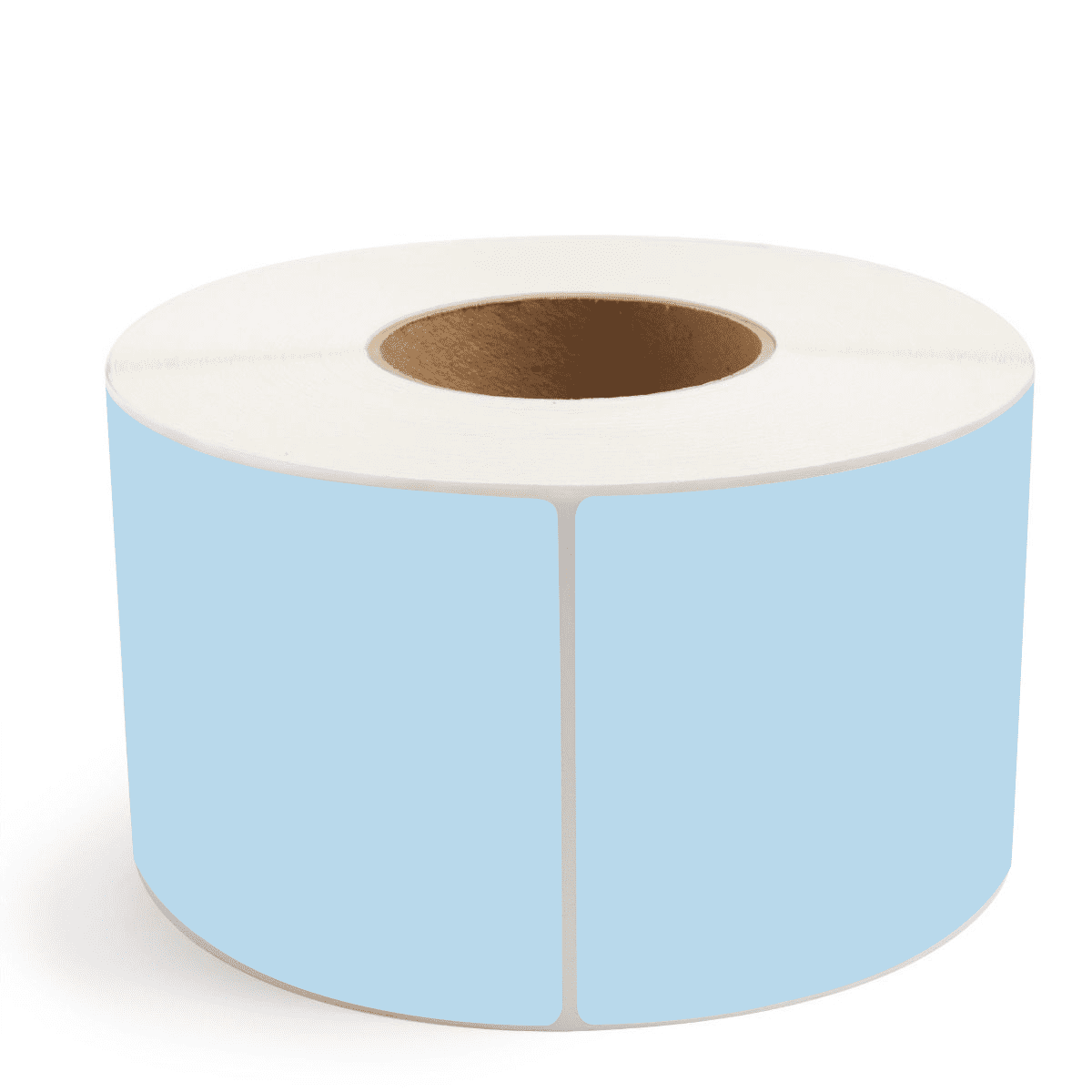 4" x 10" Blue - Direct Thermal Labels - 3" Core - Freezer Grade Adhesive