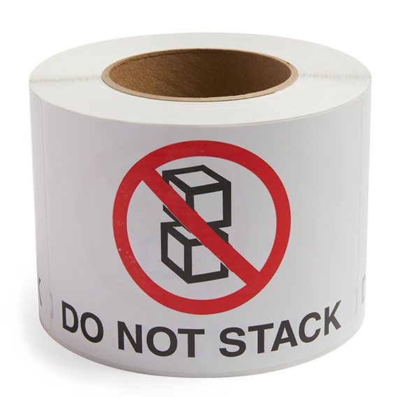 Do Not Stack - Preprinted Labels