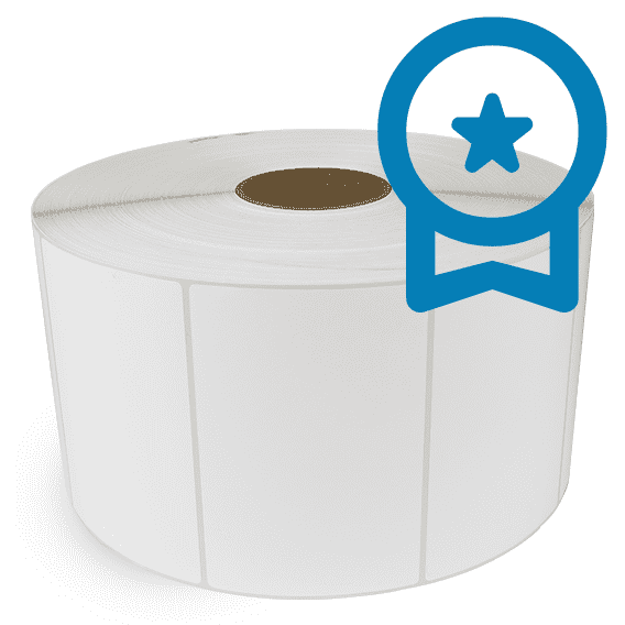 6" x 4" White - Direct Thermal Labels - 3" Core / 12" Outer Diameter (No Perf) - PET Liner