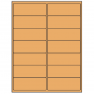 4" x 1.5"  Sheet Label