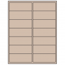 4" x 1.5"  Sheet Label