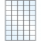 1.5" x 1.35"  Sheet Label