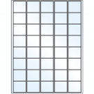 1.5" x 1.35"  Sheet Label