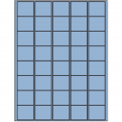1.5" x 1.35"  Sheet Label