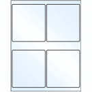 4" x 4.5"  Sheet Label