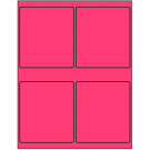 4" x 4.5"  Sheet Label