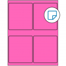 4" x 4.5"  Sheet Label