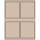 4" x 4.5"  Sheet Label