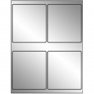 4" x 4.5"  Sheet Label