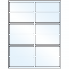 4" x 1.625"  Sheet Label