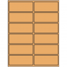 4" x 1.625"  Sheet Label