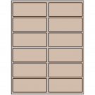 4" x 1.625"  Sheet Label