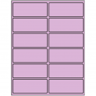 4" x 1.625"  Sheet Label