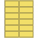 4" x 1.625"  Sheet Label