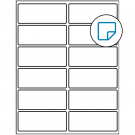 4" x 1.625"  Sheet Label