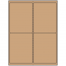 4" x 5"  Sheet Label