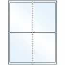 4" x 5"  Sheet Label